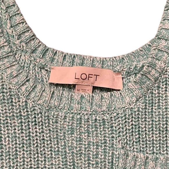 Loft Green Sweater Tank Top | Women’s M - Picture 3 of 7